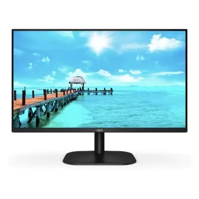 23.8 AOC 24B2XHM2 4MS 75MHZ 1XVGA 1XHDMI FHD 1920X1080 FLICKER-FREE DÜŞÜK MAVİ IŞIK ÇERÇEVESİZ VESA SİYAH 