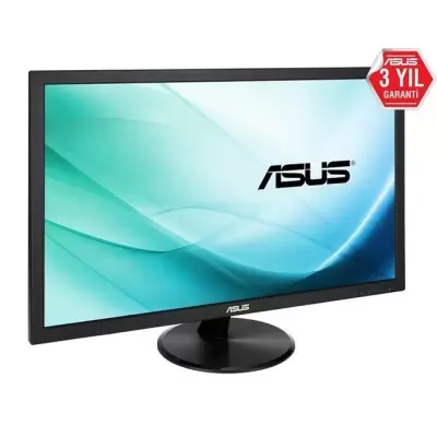 21.5 ASUS VP228DE 5MS 1XVGA FHD 1920X1080 FLICKER-FREE DÜŞÜK MAVİ IŞIK VESA SİYAH 