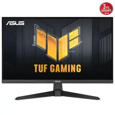 27 ASUS TUF GAMING VG279Q3A IPS 1MS 180MHZ 2XHDMI 1XDP FHD 1920X1080 HOPARLÖR FLICKER-FREE DÜŞÜK MAVİ IŞIK VESA SİYAH  