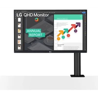 27 LG 27QN880-B IPS 5MS 75MHZ 2XHDMI 1XDP 2XUSB-C QHD 2560X1440 FREESYNC VESA PIVOT SIYAH GAMING 