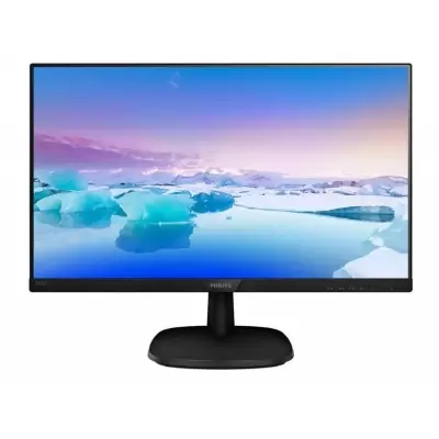 23.8 PHILIPS 243V7QDAB/01 IPS 4MS 75MHZ 1XVGA 1XHDMI 1XDVI FHD 1920X1080 HOPARLÖR DÜŞÜK MAVİ IŞIK VESA SİYAH 