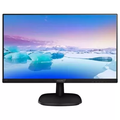 23.8 PHILIPS 243V7QDSB/01 IPS 4MS 75MHZ 1XVGA 1XHDMI 1XDVI FHD 1920X1080 FLICKER-FREE DÜŞÜK MAVİ IŞIK VESA SİYAH  