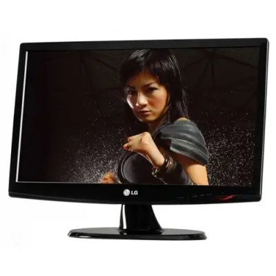 18.5 LG W1943S LCD 5MS VGA PARLAK SIYAH  