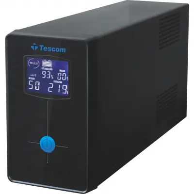 TESCOM LEO+ 2200VA 1F/1F (2X9AH) 4/8DK LCD LINE INTERAKTIF UPS 