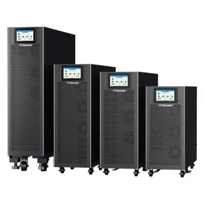 TESCOM TEOS 330 30KVA 3F/3F (60X7AH) RS-232 6/15 DK LCD ONLINE UPS (TRIFAZE)  
