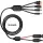 FLEXSOLAR 4 IN 1 CABLE GÜNEŞ ENERJİSİ İSTASYONU JENERATÖRÜ VE GÜNEŞ PANELİ İÇİN ANDERSON ADAPTÖR