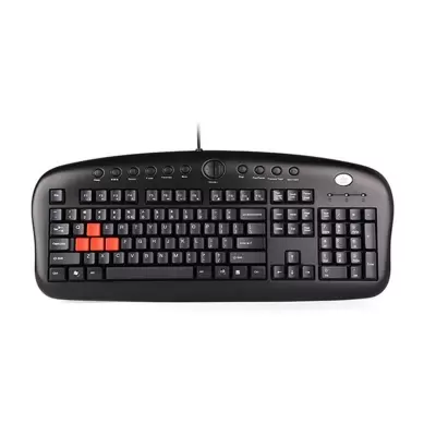 A4 TECH KB-28 Q TR MM SİYAH USB KABLOLU GAMING KLAVYE 