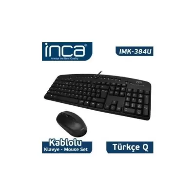 INCA IMK-384U Q MULTIMEDYA WIRED KLAVYE USB SET  