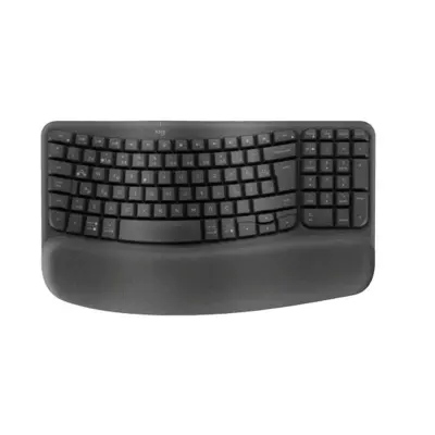 LOGITECH WAVE KEYS KABLOSUZ ERGONOMİK KLAVYE GRİ 920-012311  