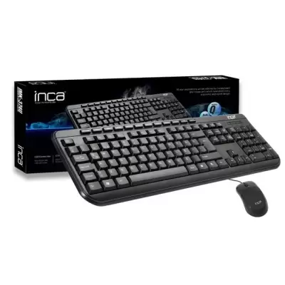 INCA IMK-374U Q USB SILINMEZ MM KLAVYE-MOUSE SET 