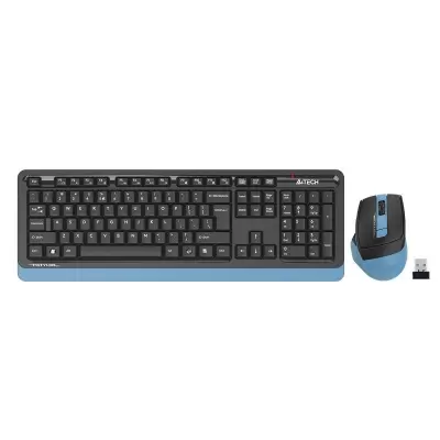 A4 TECH FG1035 MAVİ Q MM 2.4G KABLOSUZ KLAVYE MOUSE SET  