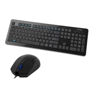 FRISBY FK-158QU USB Q TR MM SİYAH KABLOLU KLAVYE MOUSE SET  