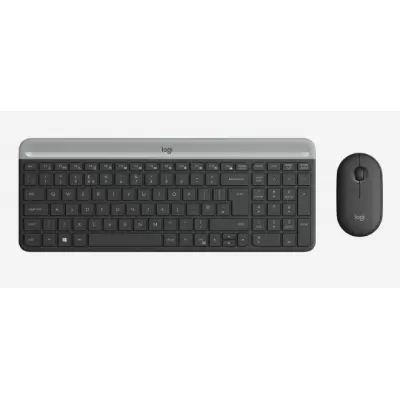 LOGITECH MK470 Q TR İNCE KABLOSUZ KLAVYE MOUSE SET SİYAH 920-009435 