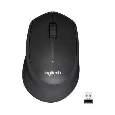 LOGITECH M330 KABLOSUZ SESSİZ USB OPTIK MOUSE SİYAH 910-004909 