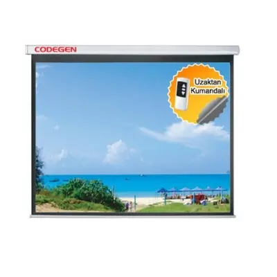 CODEGEN EX-18 180X180 MOTORLU UZAKTAN KUMANDALI PERDE  