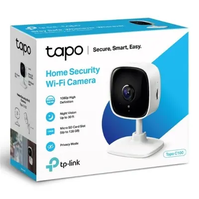 TP-LINK TAPO C100 2MP 3.3MM LENS 20 METRE IR H264 ÇİFT YÖNLÜ KONUŞMA SES VE IŞIK ALARM WI-FI BEBEK KAMERA 