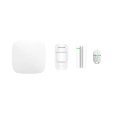 AJAX STARTERKIT PLUS 3G/WIFI KABLOSUZ ALARM SETİ BEYAZ RENK 