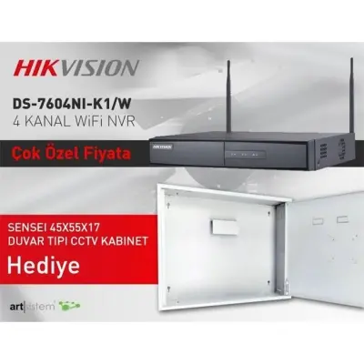 HIKVISION DS-7604NI-K1/W 4 KANAL WIFI NVR  
