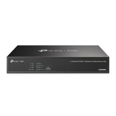 TP-LINK VIGI NVR1004H-4P 4 KANAL POE 1 SATA H265+ ONVIF NVR KAYIT CİHAZI 