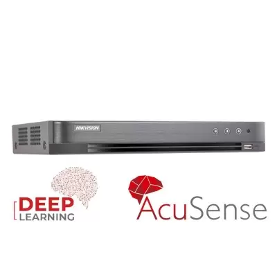 HIKVISION IDS-7208HQHI-M1/FA 8 KANAL 4MP/N H265+ ACUSENSE ALARM GIRISLI HIBRIT DVR CIHAZI 