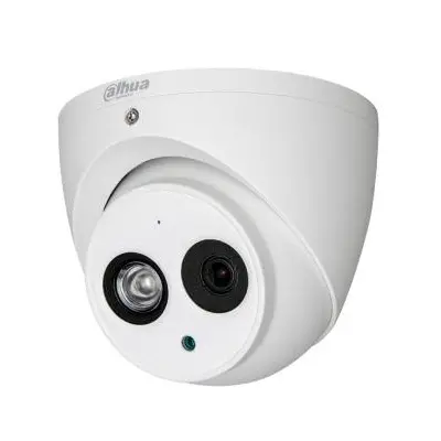 DAHUA HAC-HDW1200EM-A-0280B 2MP 2.8MM 50MT IR DAHILI SESLI METAL KASA 4IN1 DOME KAMERA  