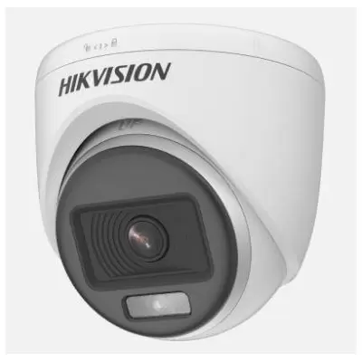 HIKVISION DS-2CE70DF0T-PFS 2MP 2.8MM 20METRE 7/24 RENKLİ COLORVU DAHİLİ MİKROFON 4IN1 DOME KAMERA  