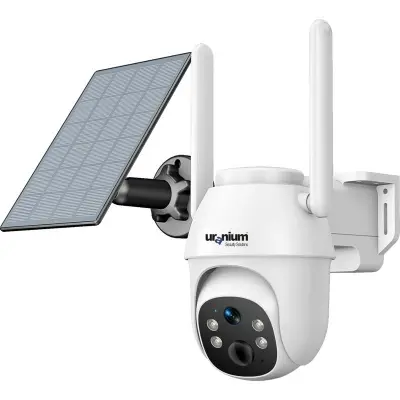 URANIUM ANP-PT4215BS4G-B 4MP 3.6MM LENS 4G/LTE 15MT IR+15MT BEYAZ LED SOLAR PANEL BEYAZ RENK KAMERA(UBOX) 