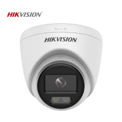 HIKVISION DS-2CD1327G0-LUF 2MP 2.8MM 30METRE DAHİLİ MİKROFON COLORVU 7/24 RENKLİ IP DOME KAMERA 