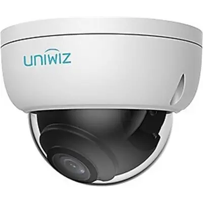 UNIWIZ IPC-D124-PF28 4MP 2.8MM LENS 30 METRE IR U-CODE IP67 PLASTİK KASA DOME IP KAMERA 