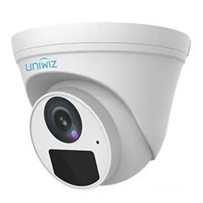 UNIWIZ IPC-T124-APF28 4MP 2.8MM LENS 30METRE IR U-CODE IP67 DAHİLİ MİKROFON DOME IP KAMERA 