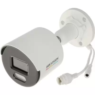 HIKVISION DS-2CD1027G0-LUF 2MP 4MM 30 METRE LED AYDINLATMA DAHİLİ MİKROFON COLORVU 7/24 RENKLİ IP BULLET KAMERA  