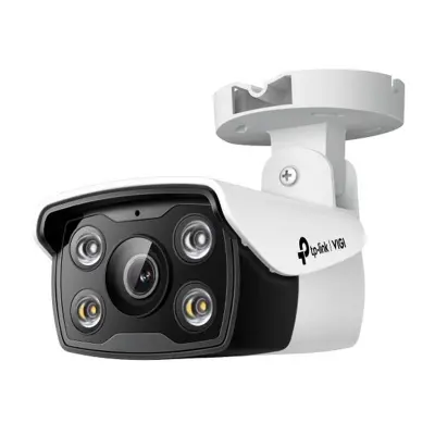 TP-LINK VIGI C340 V1 4MP 4MM LENS 30 METRE 7/24 FULL COLOR İNSAN ALGILAMA DAHİLİ MİKROFON BULLET KAMERA 