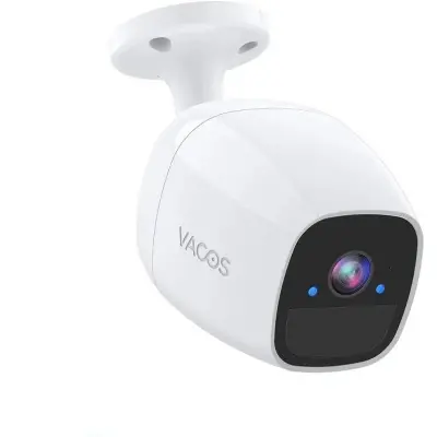 VACOS I41FW 2MP 2.6MM LENS 10MT IR LED/FULL COLOR 16GB DAHİLİ BELLEK ÇİFT YÖNLÜ KONUŞMA IP65 WIFI KAMERA(SOLAR PANELSİZ) 