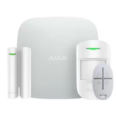 AJAX STARTERKIT 2G GSM/GPRS KABLOSUZ AKILLI ALARM SETİ BEYAZ RENK 