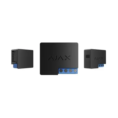 AJAX WALLSWITCH 868MHZ KABLOSUZ 220V/AC 13AMPER AÇ/KAPAT TETİK MODÜLÜ SİYAH RENK 