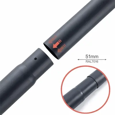 KAMERA KUTUSU TRK-D050 / 0,50 METRE 51MM METAL EK UZATMA (FIRIN BOYALI) 