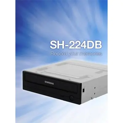 SAMSUNG 48XCDRW 24XDVDRW SATA SIYAH SH-224DB  