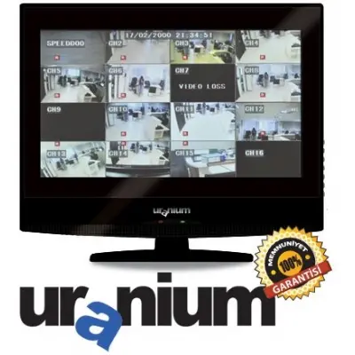URANIUM UR-AD16LCD DVR 16-KANAL VIDEO 4-KANAL SES  