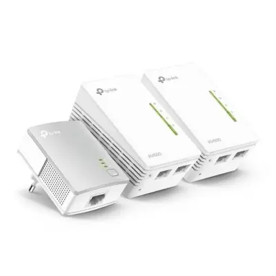 TP-LINK TL-WPA4220T KIT 300MBPS AV600 KABLOSUZ POWERLINE GENISLETICI  