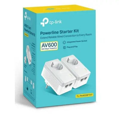 TP-LINK TL PA4020PKIT AV500 AC POWERLINE ADAPTOR  