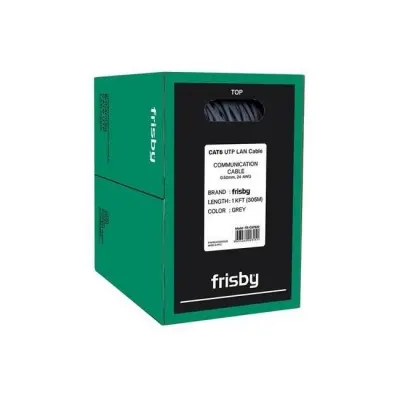 FRISBY FNW-CAT622 305MT 0.50MM 24AWG CAT6 UTP KABLO GRİ 