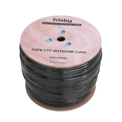 FRISBY FNW-CAT624 305MT 23AWG 0.58MM CAT6 DIŞ MEKAN UTP KABLO  