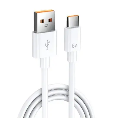 SENSEI 1 METRE USB TO TYPE-C 6A DATA VE ŞARJ KABLOSU (SNSDC-1M) 