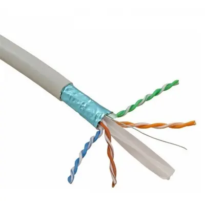 SENSEI S-CAT6FTP 23AWG 250MHZ 305METRE GRI RENK PVC CAT6E NETWORK KABLOSU