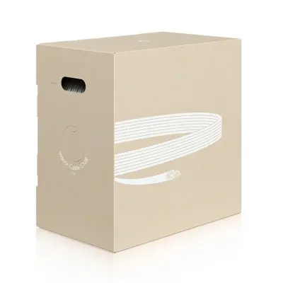 UBIQUITI U-CABLE-C6-CMR 23AWG FRPV 305 METRE %100 BAKIR CAT6 BEYAZ RENK NETWORK KABLOSU 