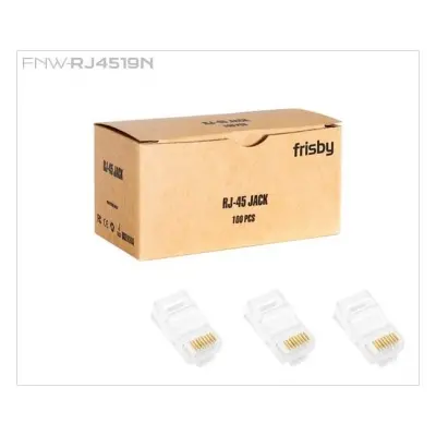 FRISBY FNW-RJ4519N RJ45 CAT5 UTP 100 ADET KONNEKTOR  