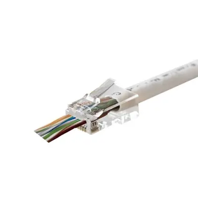 ORING MPC6U3EZ CAT6 PLUG U/UTP EZRJ45 YENİ NESİL ALTIN UÇ KONNEKTÖR 100 LÜ PAKET  