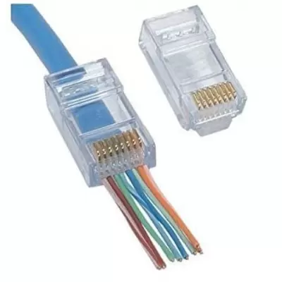 URANIUM CAT5/6 EZRJ45 AÇIK UÇLU SOKET KONNEKTÖR 100 LÜ PAKET 