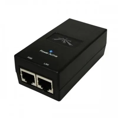 UBNT POE-24-12W-G 24VOLT 12WATT GIGABIT PORT POE ADAPTÖR  