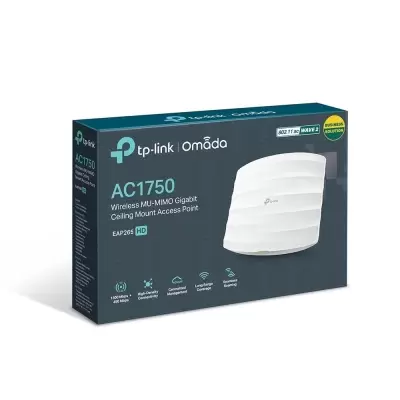TP-LINK OMADA EAP265 HD AC1750 DUAL BAND WI-FI 2XGBIT RJ45 PORT 450MBPS/2.4GHZ/1300MBPS/5GHZ ACCESS POINT (ADAPTÖRLÜ) 